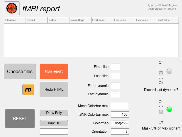 fMRI_report_app screenshot